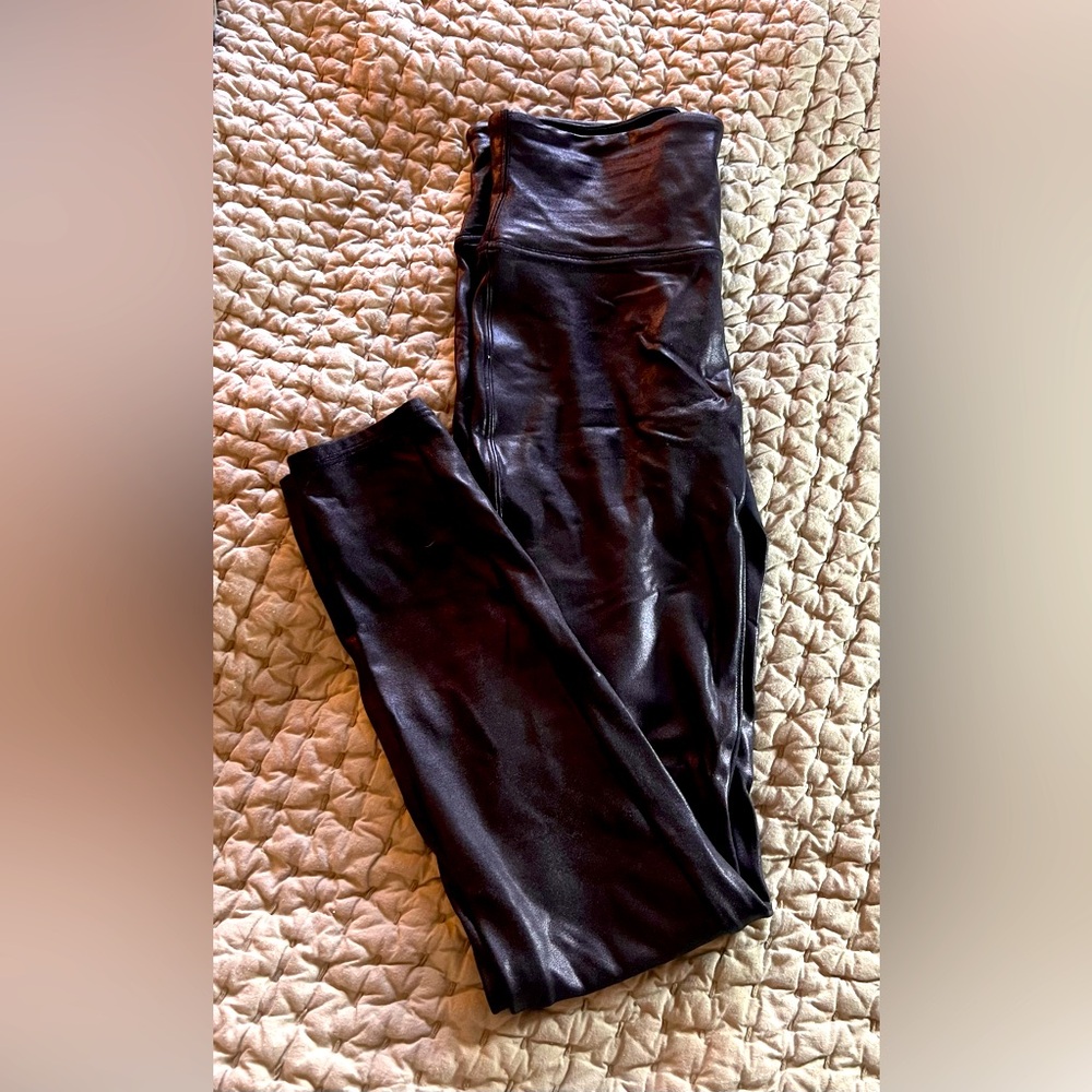 Spanx faux leather leggings